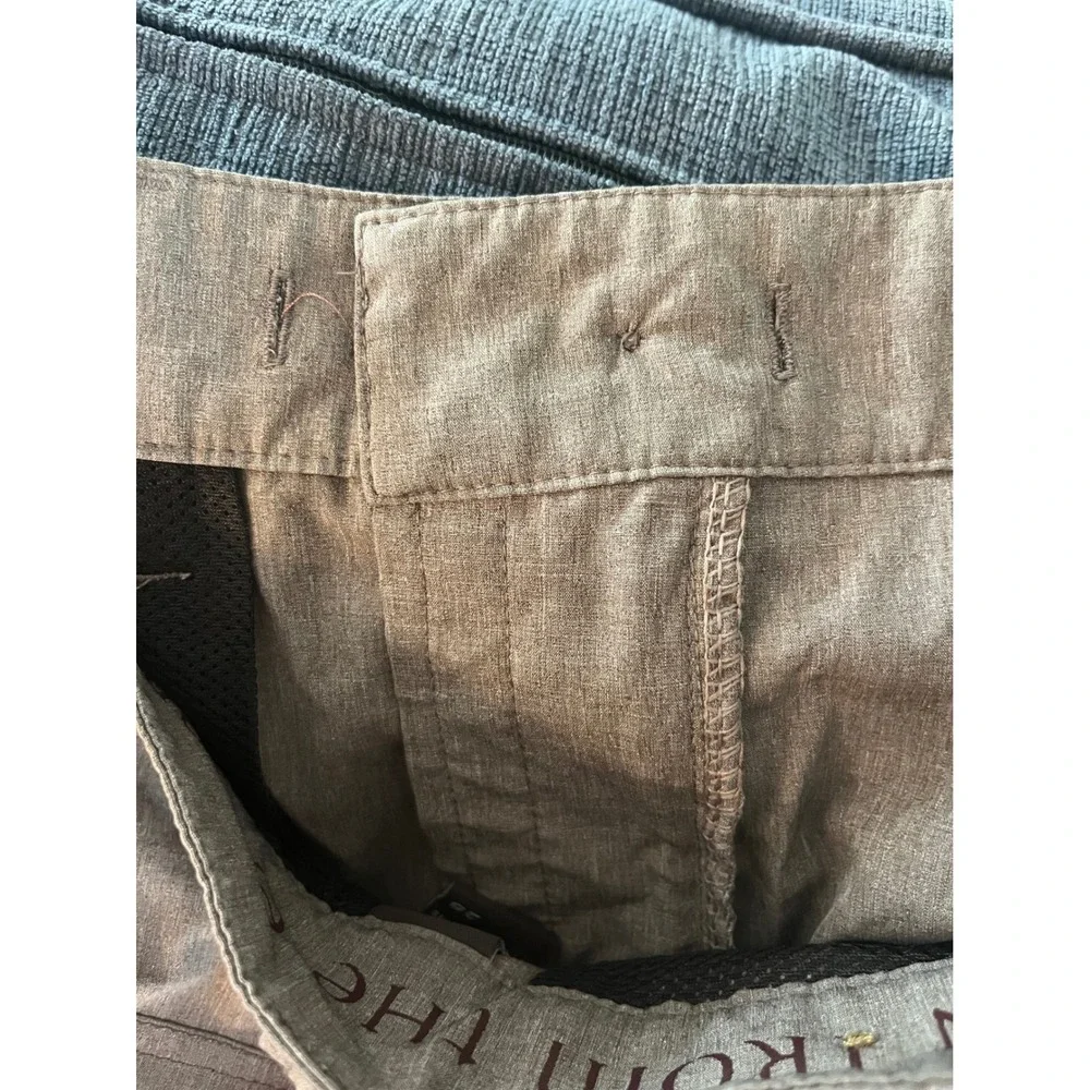 Prana‎ Meritt Hybrid Hiking Shorts Mens 28 Heather Grey Brown Stretch Outdoor